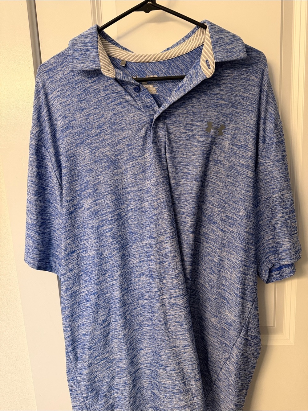 Under Armour Men’s Heathered Royal Blue Polo